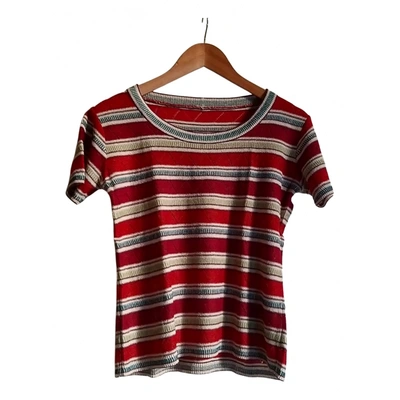 Pre-owned Missoni Top In Red