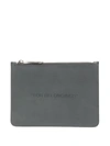OFF-WHITE QUOTE-PRINT CLUTCH BAG