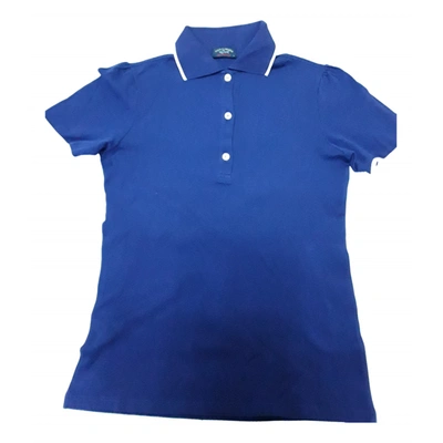 Pre-owned Paul & Shark Polo In Blue