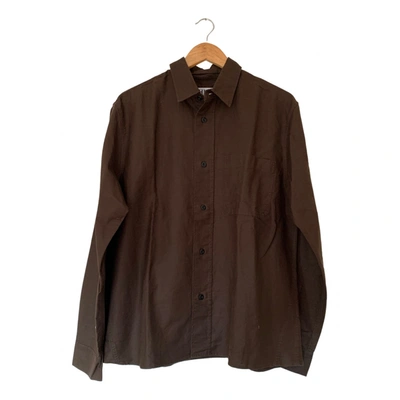 Pre-owned Margaret Howell Linen Shirt In Brown