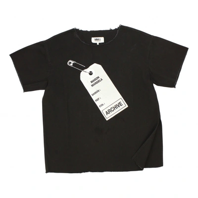 Pre-owned Mm6 Maison Margiela T-shirt In Black