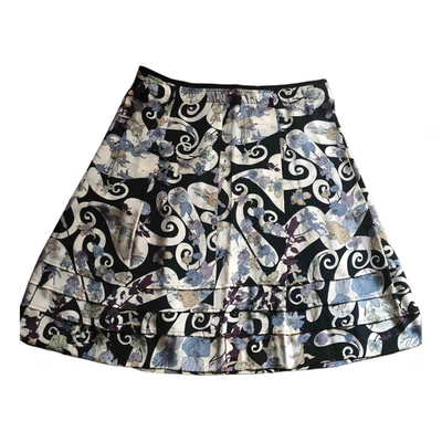 Pre-owned Mauro Grifoni Silk Skirt In Multicolour