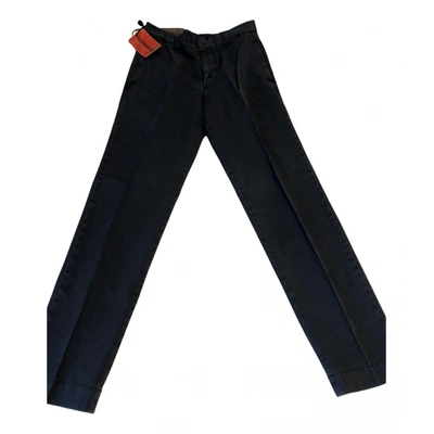 Pre-owned Mason Straight Pants In Blue