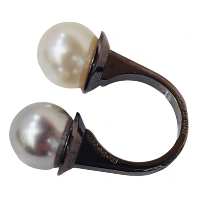 Pre-owned Rebecca Ring In Brown
