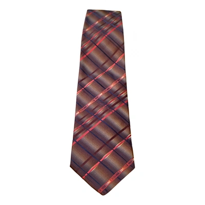 Pre-owned Roberto Cavalli Silk Tie In Multicolour