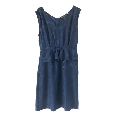 Pre-owned Marc By Marc Jacobs Silk Mid-length Dress In Blue