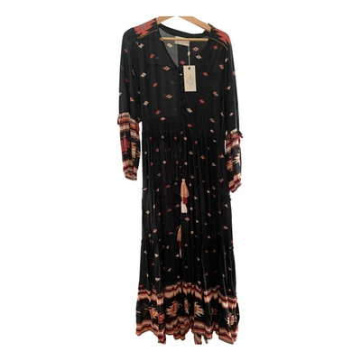 Pre-owned Miss June Maxi Dress In Black