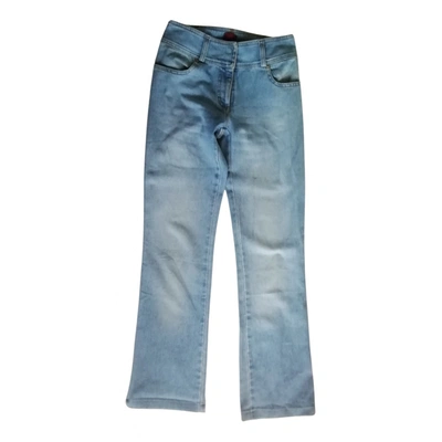 Pre-owned Alysi Straight Jeans In Blue