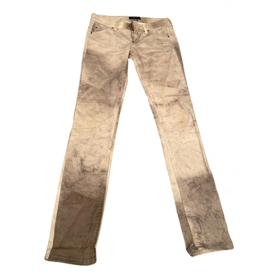Pre-owned Isabel Marant Slim Jeans In Beige