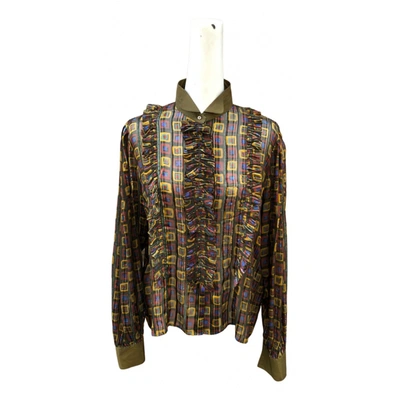 Pre-owned Dior Silk Shirt In Multicolour