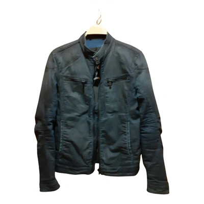 Pre-owned Gas Jacket In Navy