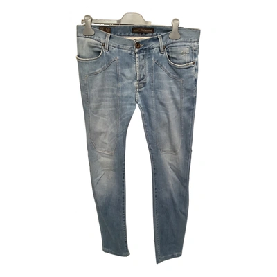 Pre-owned Jeckerson Straight Jeans In Blue