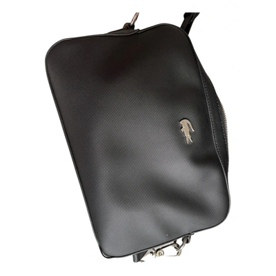 Pre-owned Lacoste Crossbody Bag In Black
