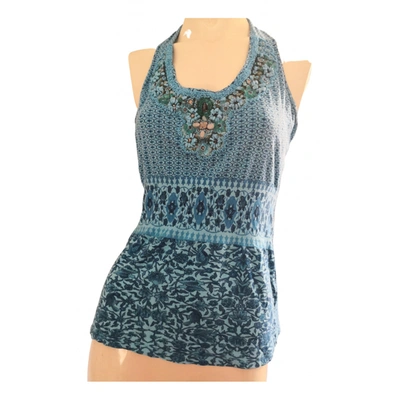 Pre-owned Derhy Vest In Turquoise