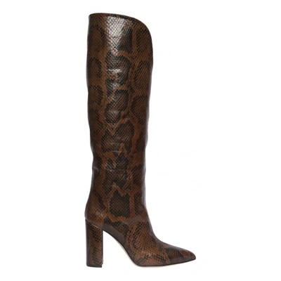 Pre-owned Paris Texas Leather Boots In Brown