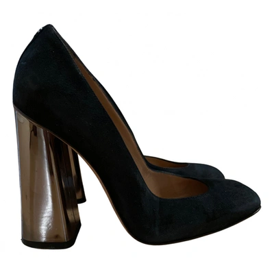 Pre-owned Dsquared2 Leather Heels In Black