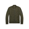 Ralph Lauren Double-knit Bomber Jacket In Company Olive/c9760