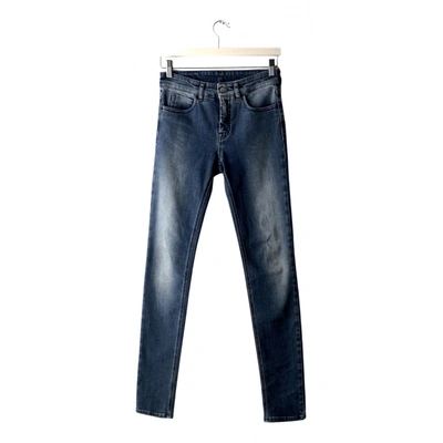 Pre-owned Mm6 Maison Margiela Straight Pants In Blue