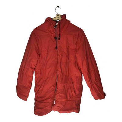 Pre-owned Apc Coat In Red