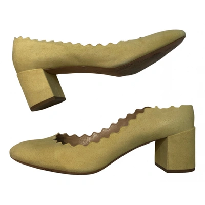 Pre-owned Chloé Heels In Yellow