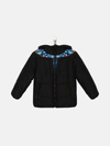MARCELO BURLON COUNTY OF MILAN BLACK POLYESTER GRIZZLY WINGS JACKET