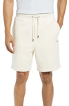 Frame Cotton Regular Fit Sweat Shorts In Natural