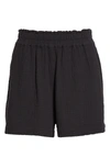 Rails Leighton Shorts Aus Bio-baumwolle In Black
