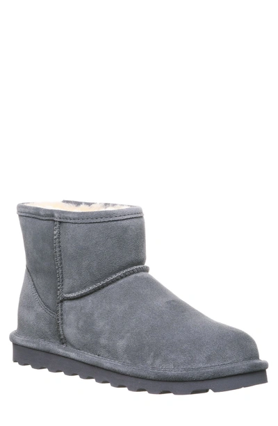Bearpaw Alyssa Genuine Shearling Lined Boot In Charcoal