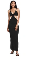 Cult Gaia Serita Cutout-waist Metallic Cocktail Dress