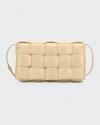 Bottega Veneta Padded Cassette Crossbody Bag In Porridge