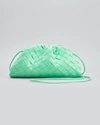 Bottega Veneta &nbsp;mini Pouch Intrecciato Crossbody Bag In Fountain