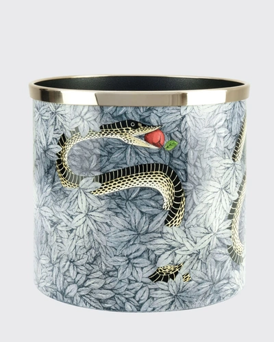 Fornasetti Paper Basket Peccato Orginal In Multi