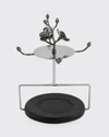 MICHAEL ARAM BLACK ORCHID DEMITASSE SET WITH STAND,PROD167630180