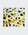 Nomi K Shell With Black Gold And White Mother Of Pearl Square Placemat