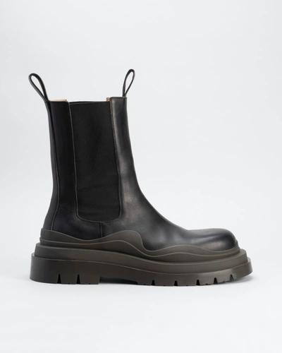 Bottega Veneta The Tire Boots In Black/brown