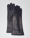 AGNELLE CLASSIC LAMBSKIN LEATHER GLOVES,PROD157324804