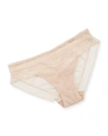 Chantelle Festivite Lace Brazilian Bikini Briefs In Nude Blush