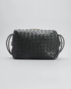 Bottega Veneta Woman Loop Woman Black Shoulder Bags In Black/gold