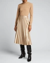 Lafayette 148 Cashmere Turtleneck Sweater In Camel