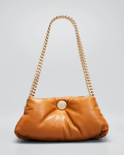 Proenza Schouler Small Tobo Padded Leather Shoulder Bag In Pumpkin Spice