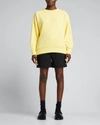 Sweaty Betty Essentials Cotton Sweatshirt In Riviera Yellow
