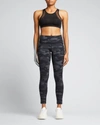 Sweaty Betty Power Workout Crop Pocket Leggings In Black Tonal Camo