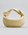 Bottega Veneta Mini Jodie Intrecciato-woven Leather Cross-body Bag In Porridge