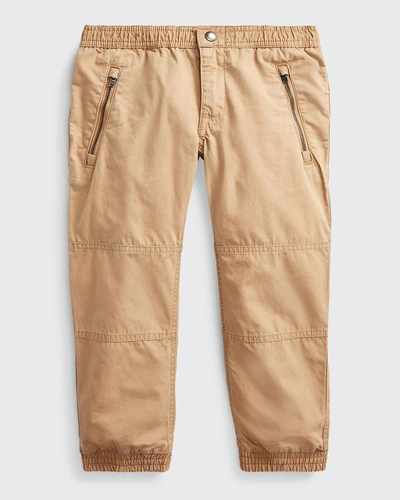 Ralph Lauren Kids' Little Boy's Cotton Poplin Jogger Pants In Camel