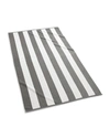 Kassatex Cabana Stripe Beach Towel In Gray