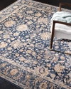 Ralph Lauren Celia Navy Power-loomed Rug, 6' X 9' In Navy