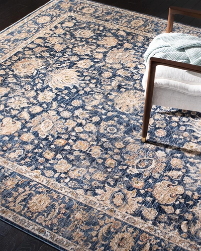 Ralph Lauren Celia Navy Power-loomed Rug, 6' X 9'