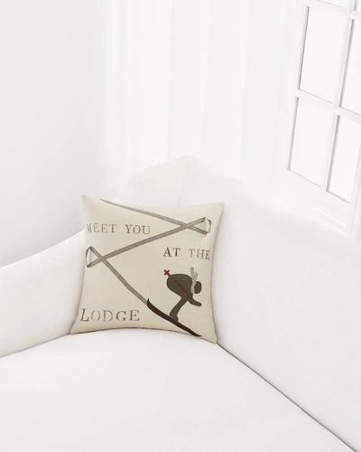 Eastern Accents Lodge Burlap Decorative Pillow