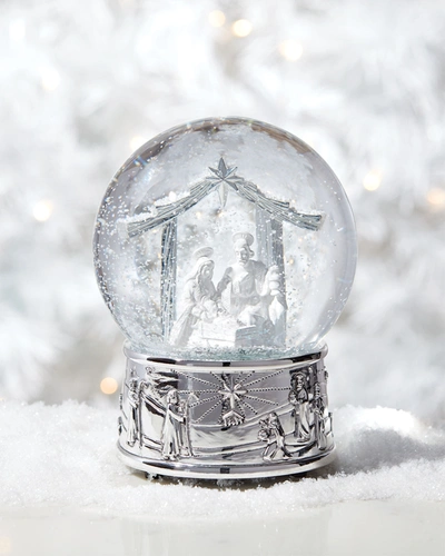 Reed & Barton 2020 Nativity Musical Snow Globe In Multi And No Color