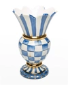 Mackenzie-childs Mackenzie Childs Royal Check Great Ceramic Vase